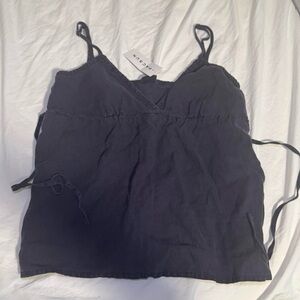 BNWT brandy melville navy top